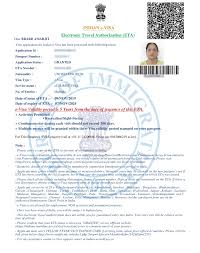 E Visa India from Canada