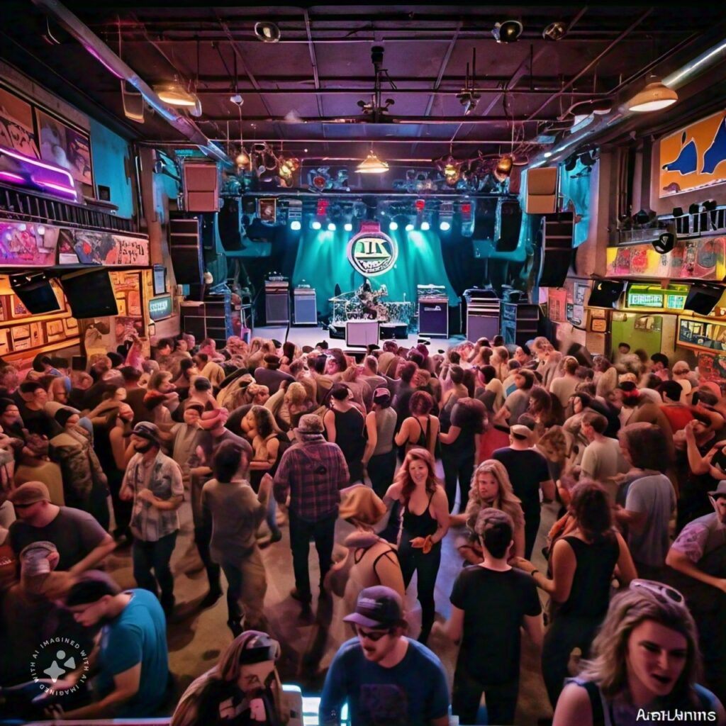 Image: A lively music venue in Austin