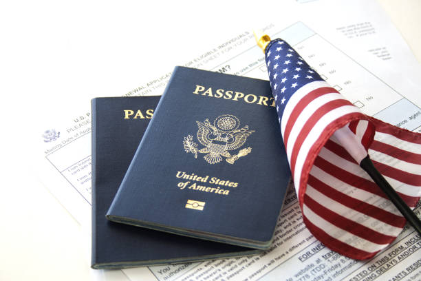 image of passports with American Flag-Best USA Travel Guides